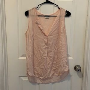 V-Neck Button Down Tank Top